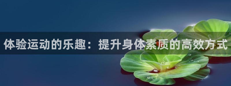必一运动官网入口：体验运动的乐趣：提升身体素质的高效方式